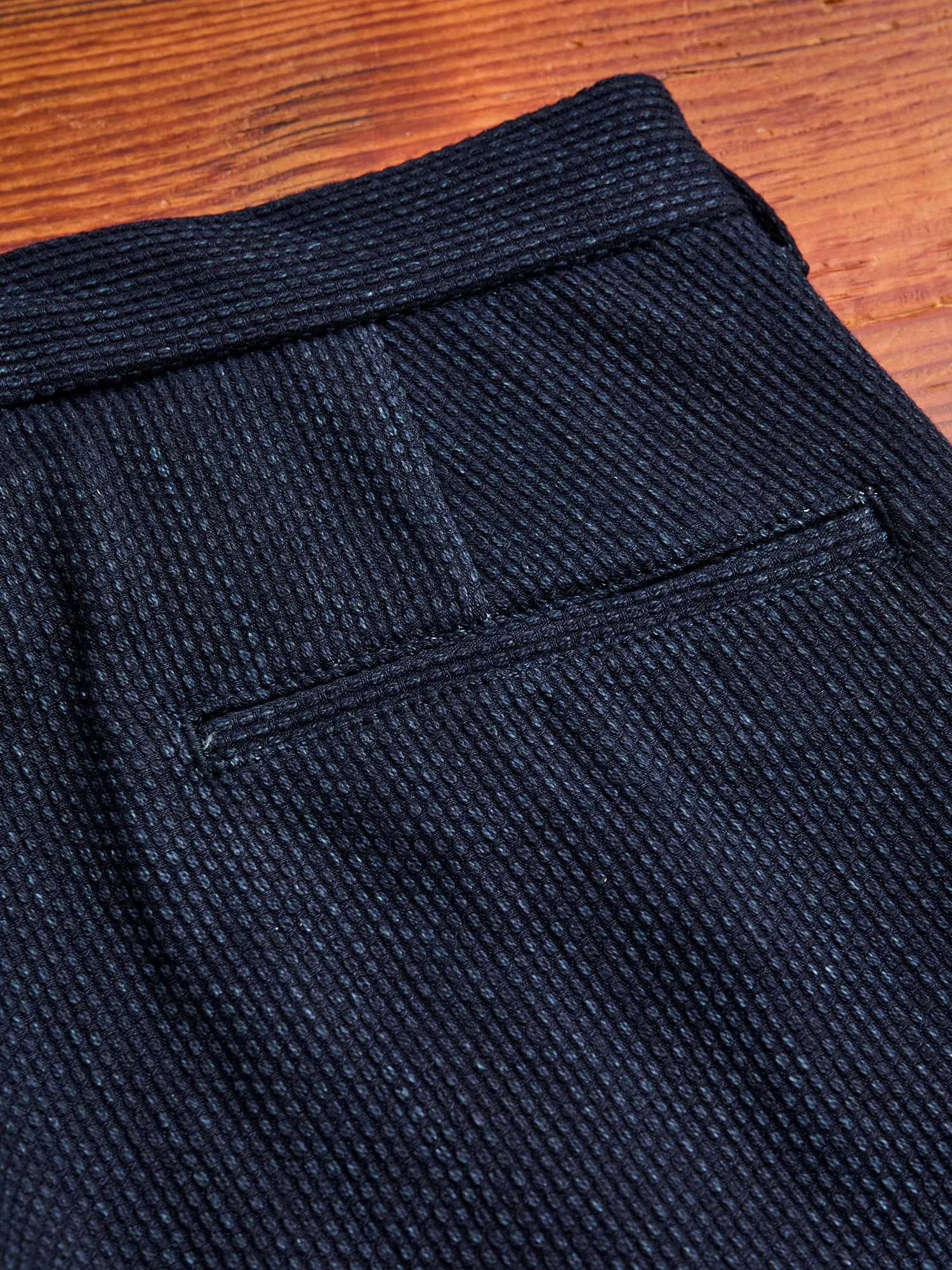 11oz Sashiko Easy Tapered Pants in Indigo