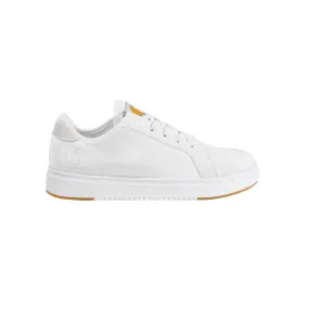 3" Women's Detroit Soft-Toe Canvas Shoe White