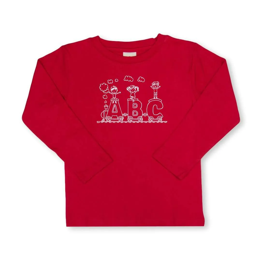 ABC Train Long Sleeve Tee