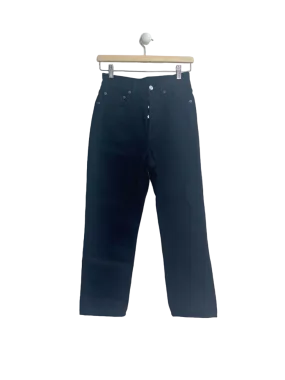 Acne Studios Black High Waist straight crop Jeans W27 L30