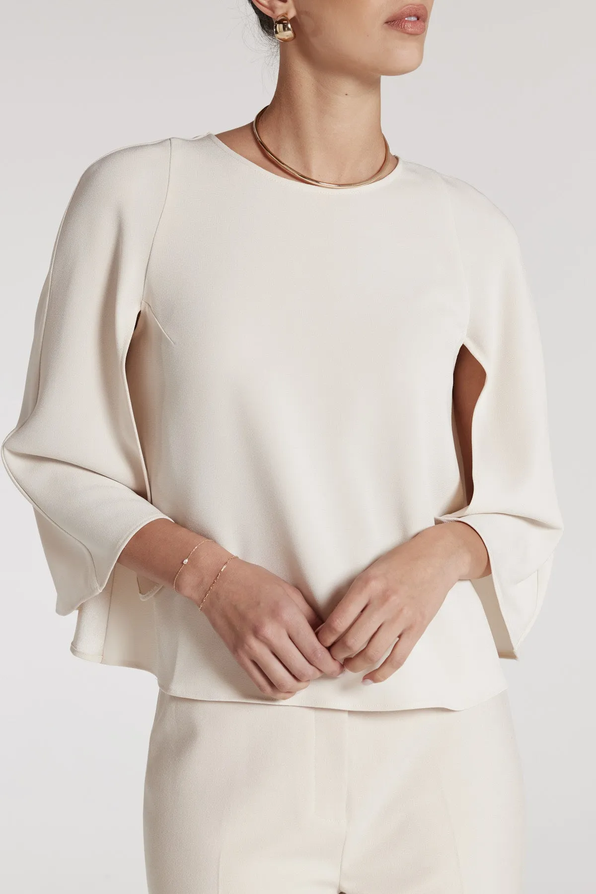 Allegra Cape - Porcelain