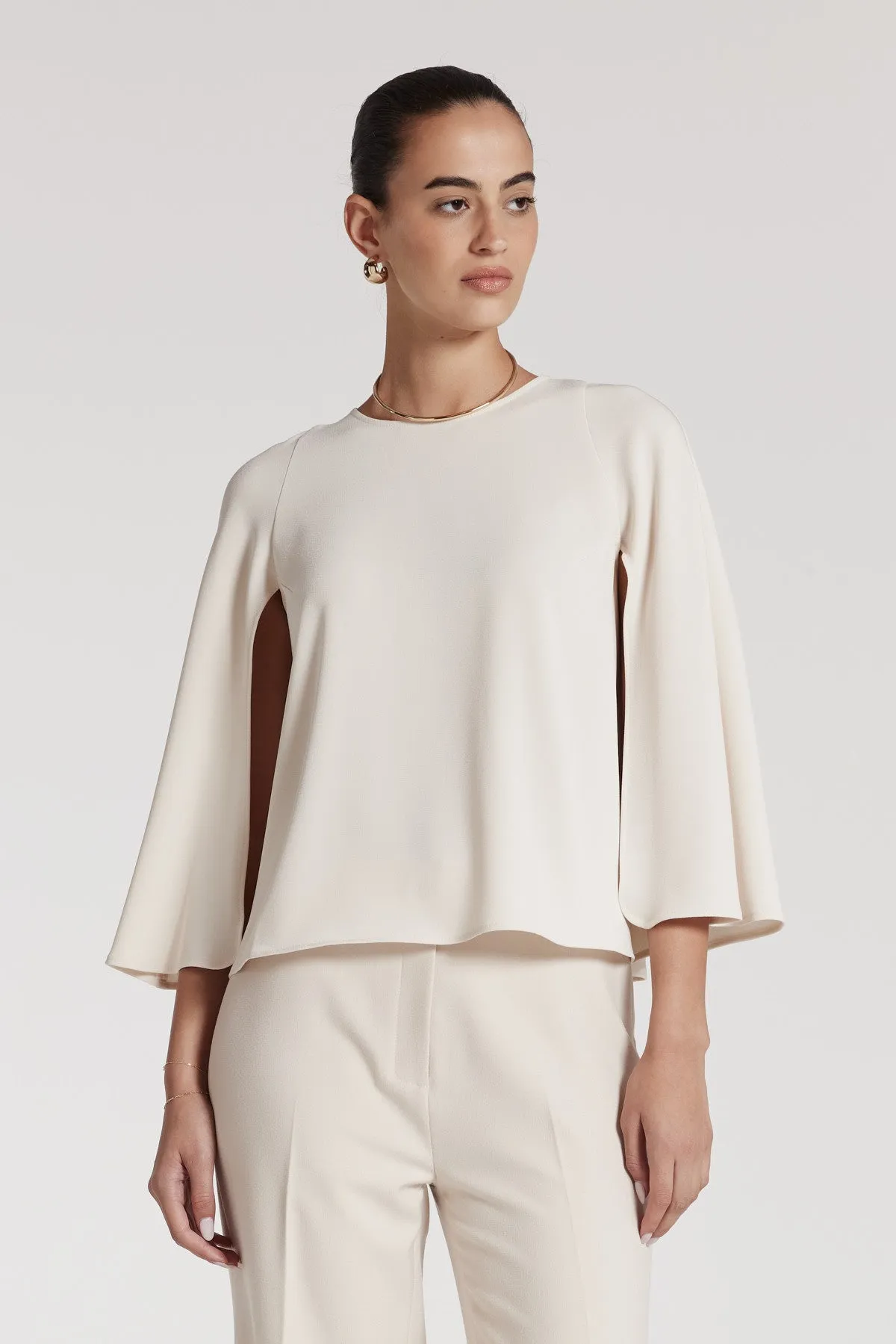 Allegra Cape - Porcelain