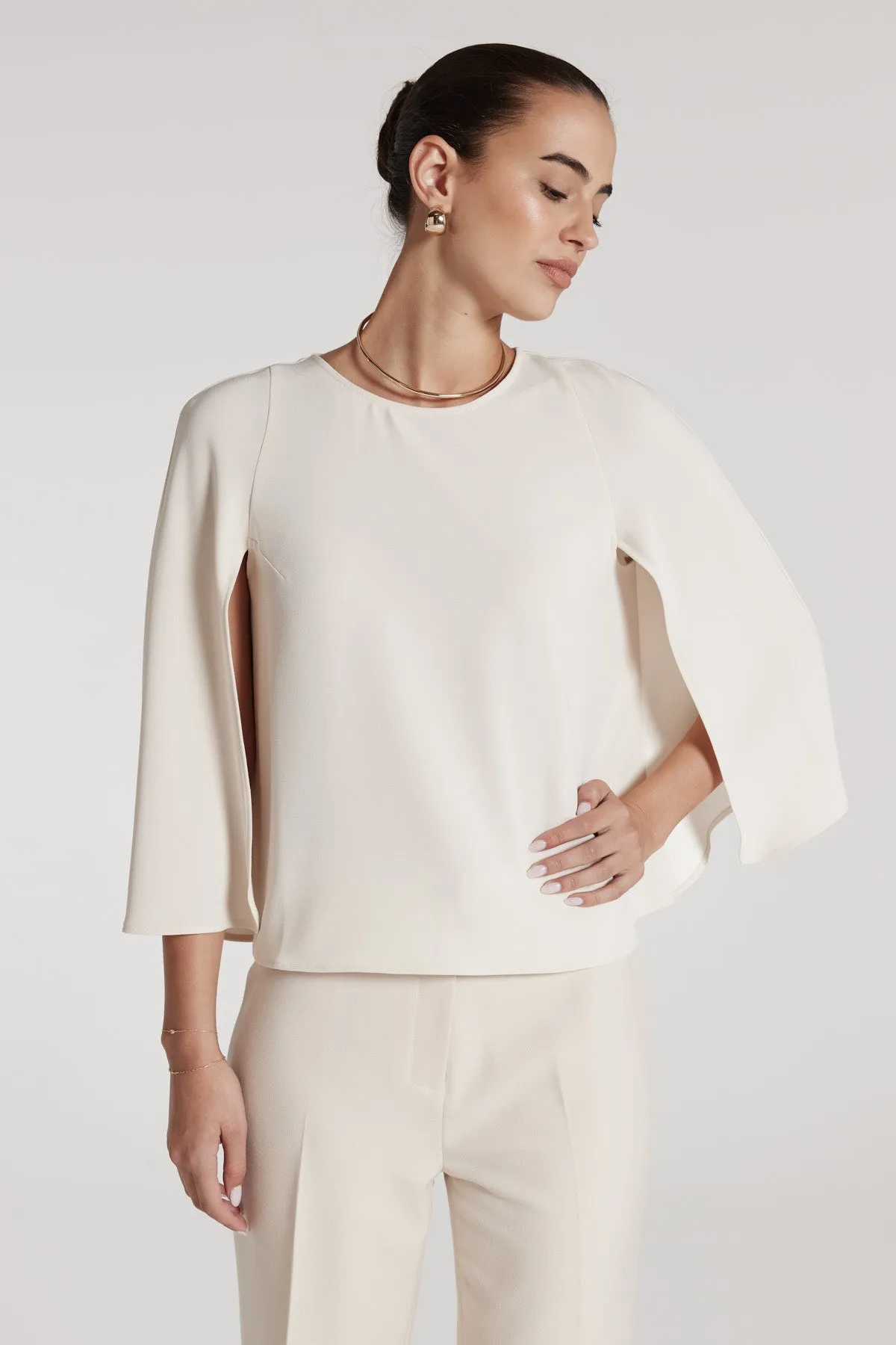 Allegra Cape - Porcelain