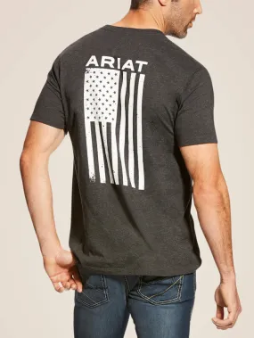 Ariat 10025209 Mens Freedom T-Shirt Charcoal Heather