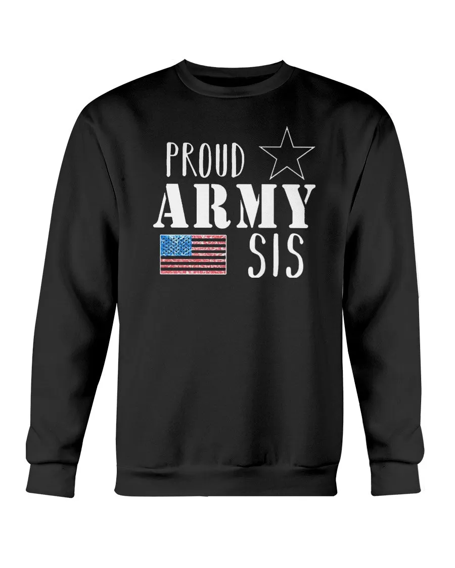Army Sister Small Flag T-shirts