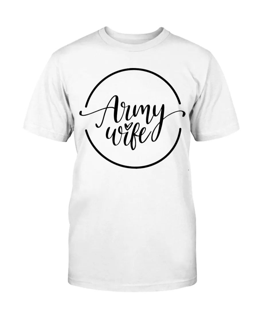 Army Wife Artwork T-shirts