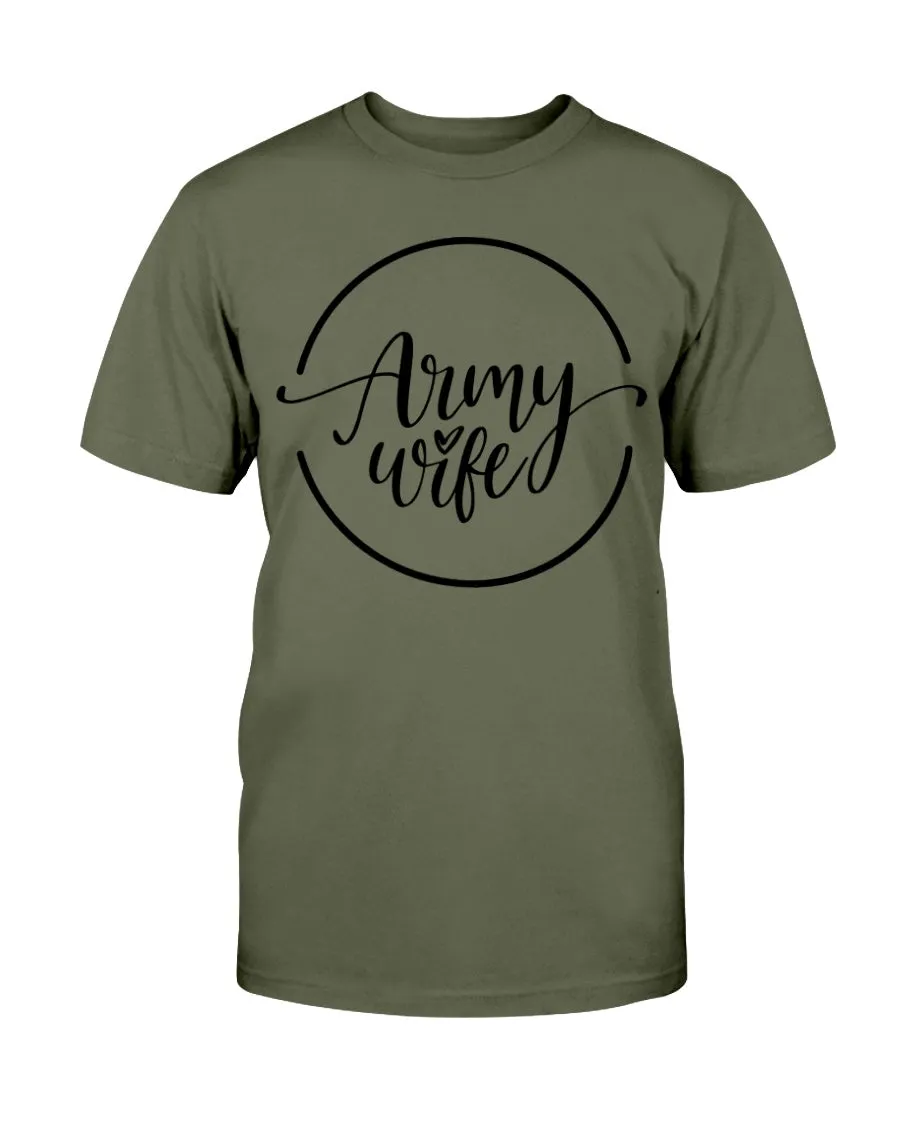 Army Wife Artwork T-shirts