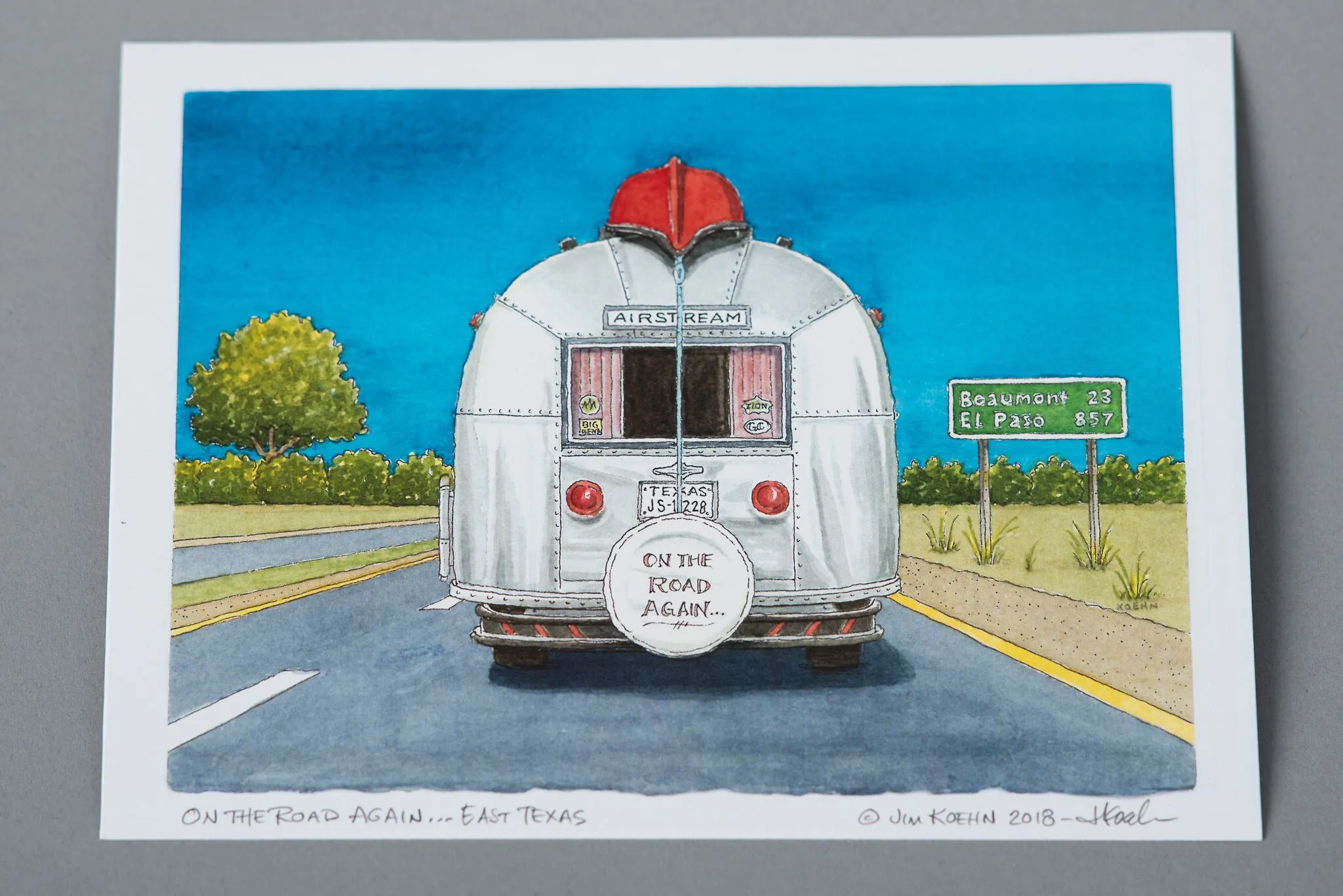 Art Print 5" x 7" | Roadtrippin Texas | Jim Koehn Artwork