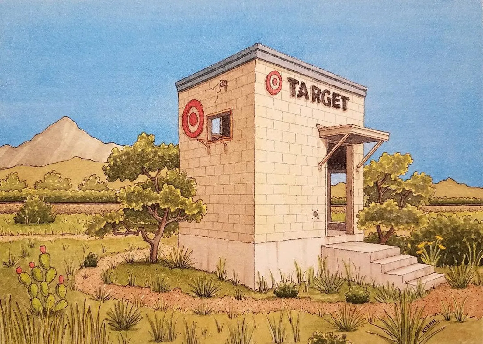 Art Print 5" x 7" | Roadtrippin Texas | Jim Koehn Artwork
