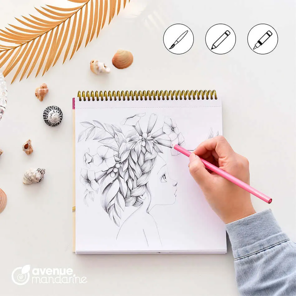 Avenue Mandarine Wild Colouring Book