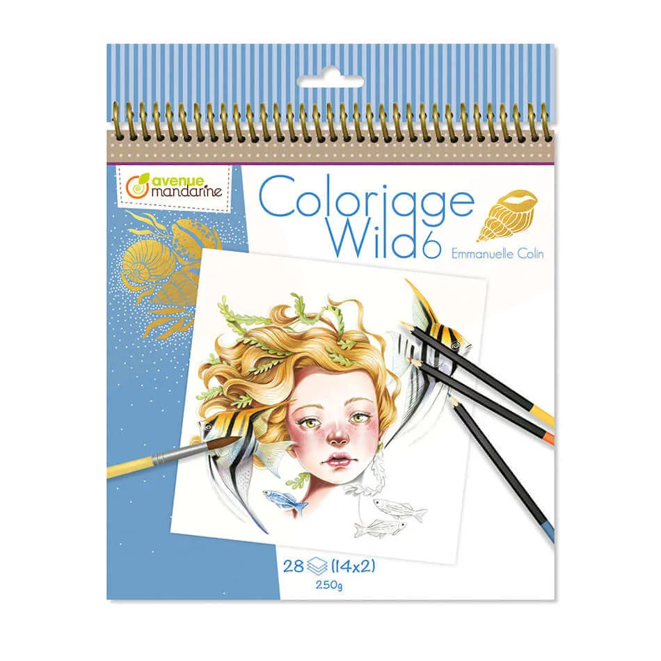 Avenue Mandarine Wild Colouring Book