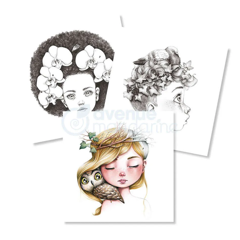 Avenue Mandarine Wild Colouring Book
