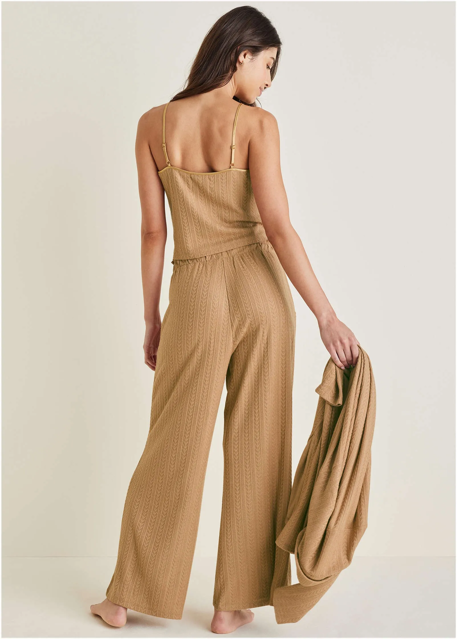 Brunch Knit 3 Piece Set - Camel