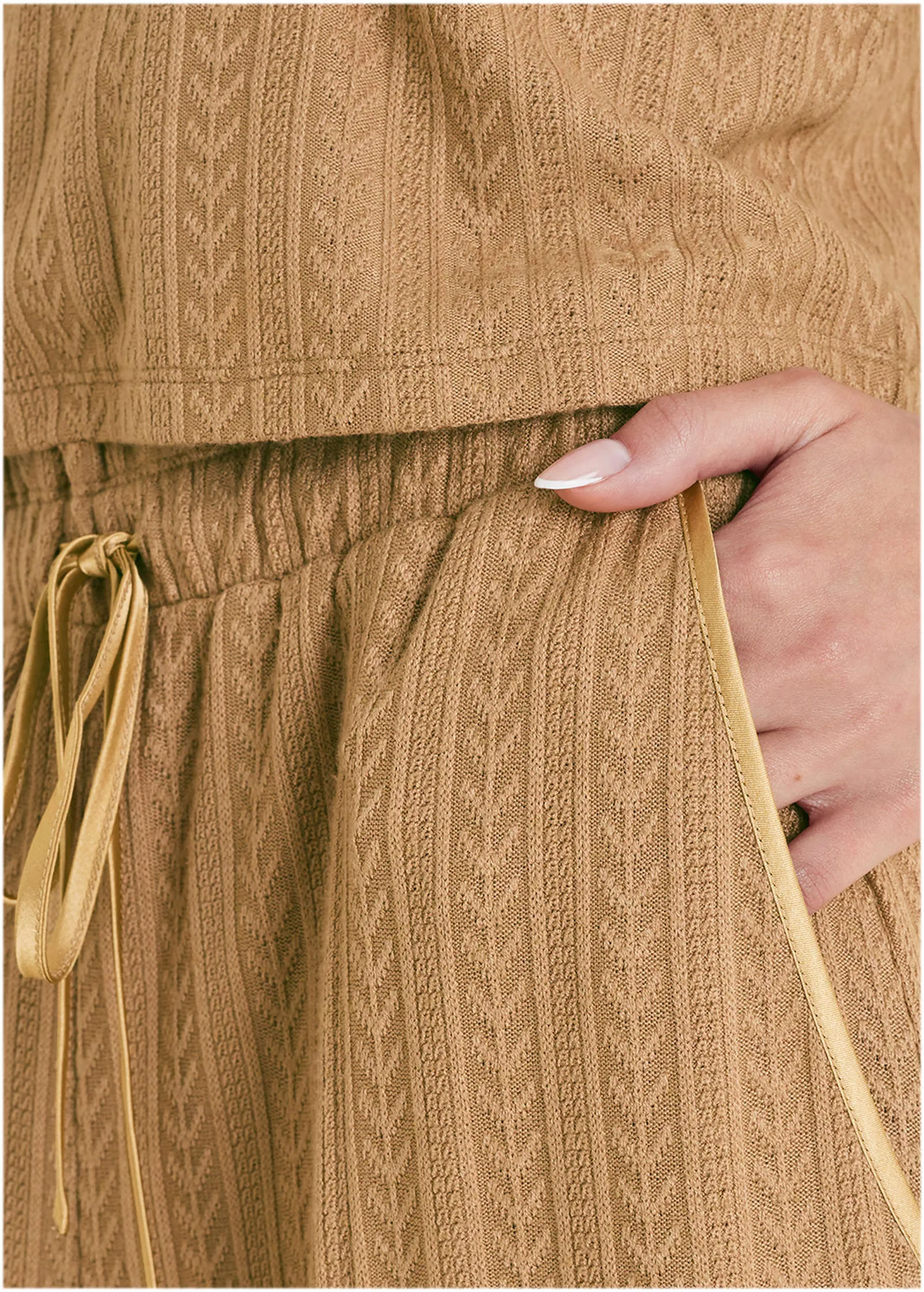 Brunch Knit 3 Piece Set - Camel