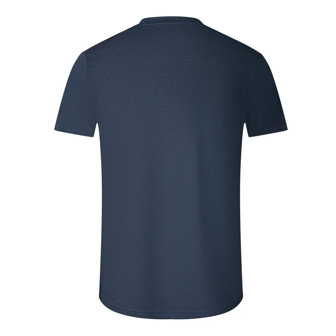 Cavalli Class Box Logo Navy Blue T-Shirt