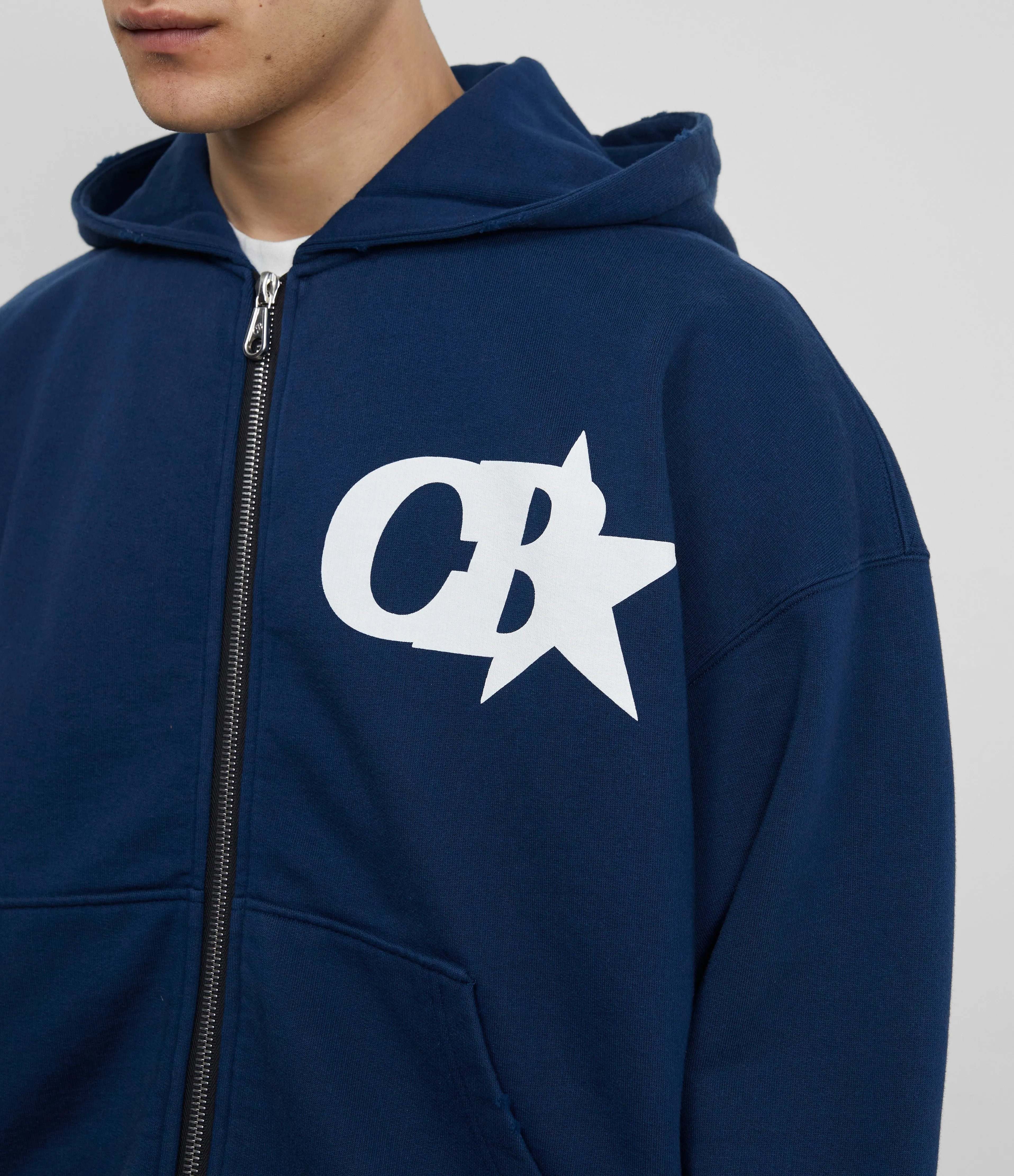 CB STAR ZIPPED HOODIE