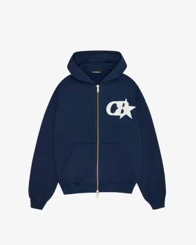 CB STAR ZIPPED HOODIE