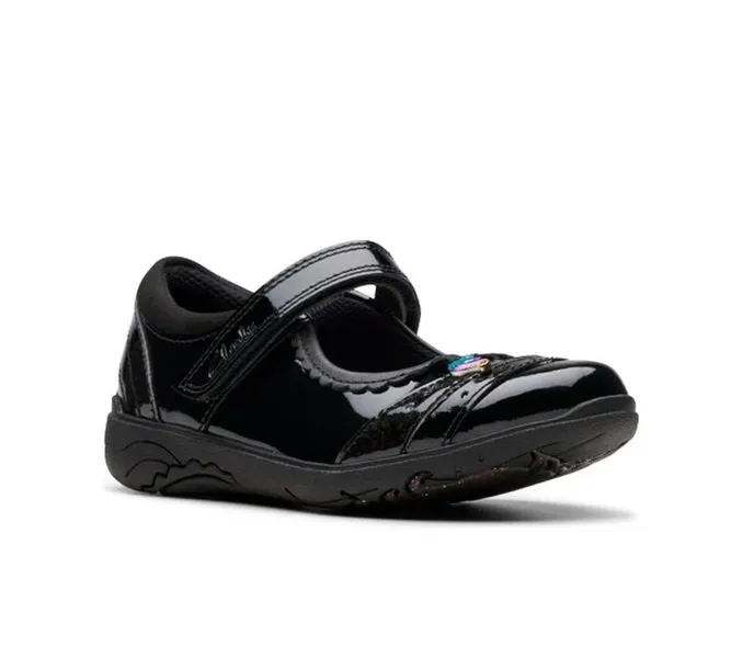 Clarks RELDA SPARK-PATENT BLACK