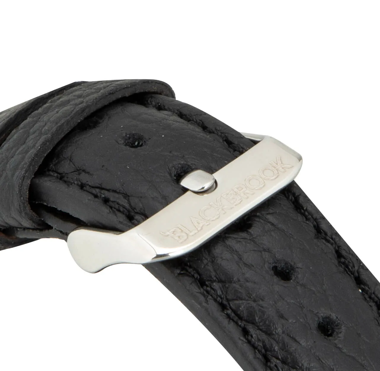 Classic Band for Apple Watch 44mm / 45mm, Pebble Black, Silver Hardware
