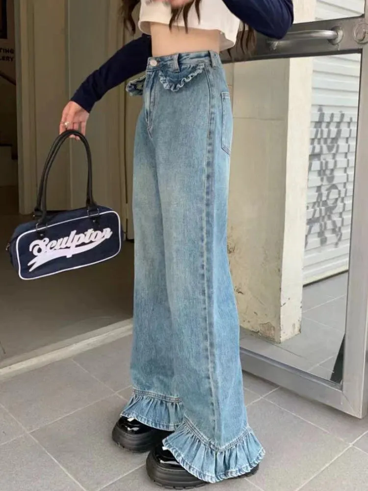 DressBetty - 2024 Casual Grunge Baggy Oversized Jeans