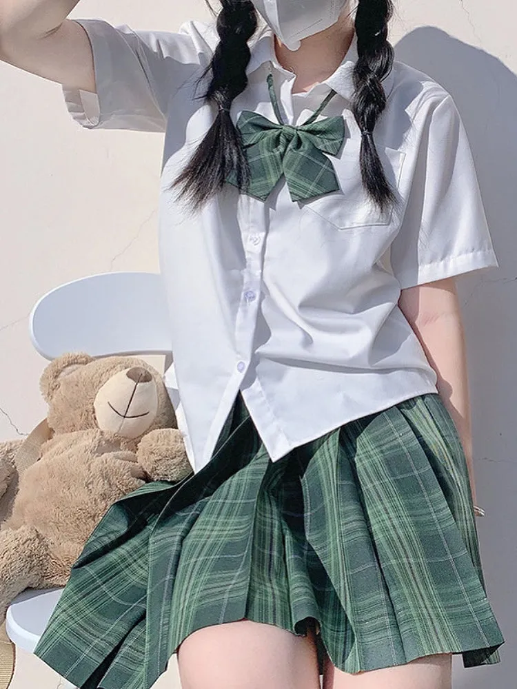 Emerald Silver Tinsel JK Uniform Skirts