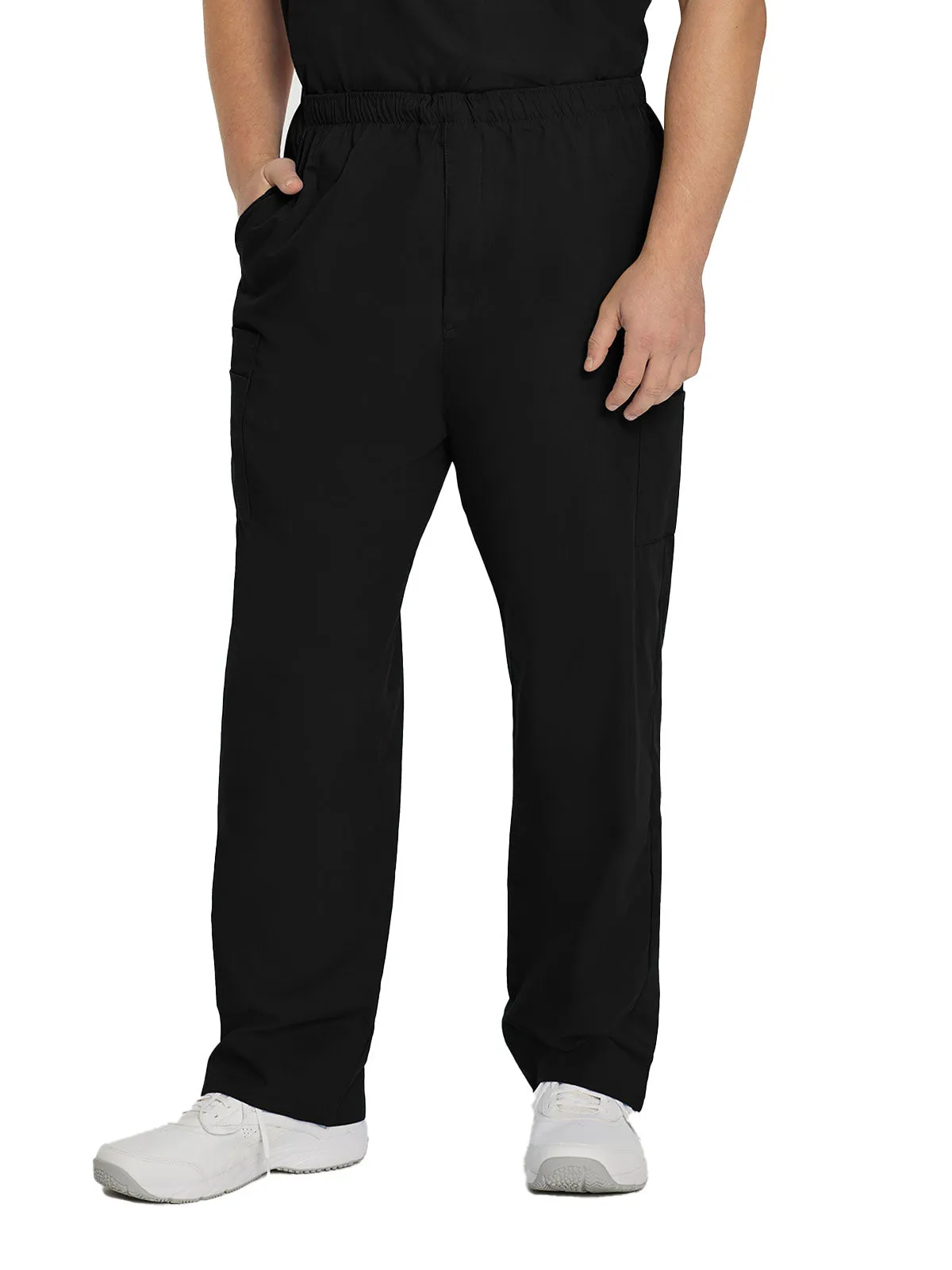 Essentials - Men's Straight-Leg Cargo Scrub Pants
