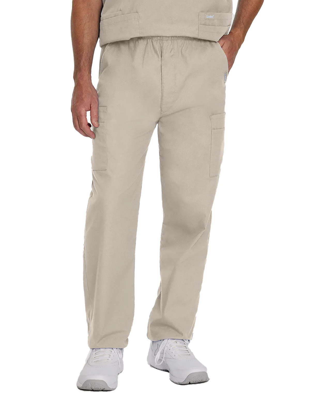 Essentials - Men's Straight-Leg Cargo Scrub Pants
