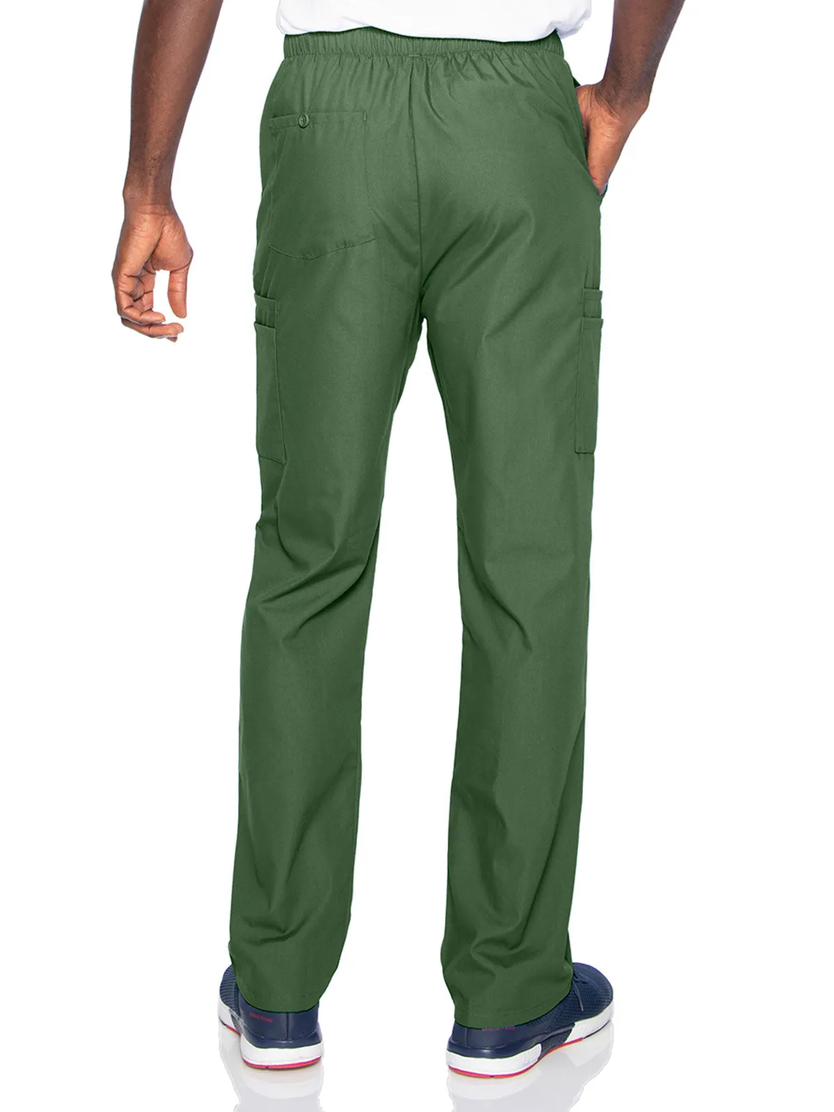 Essentials - Men's Straight-Leg Cargo Scrub Pants