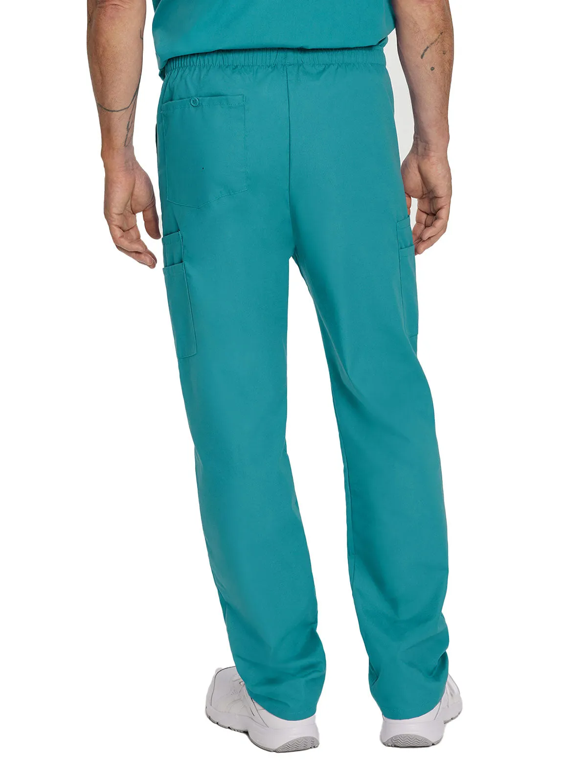 Essentials - Men's Straight-Leg Cargo Scrub Pants