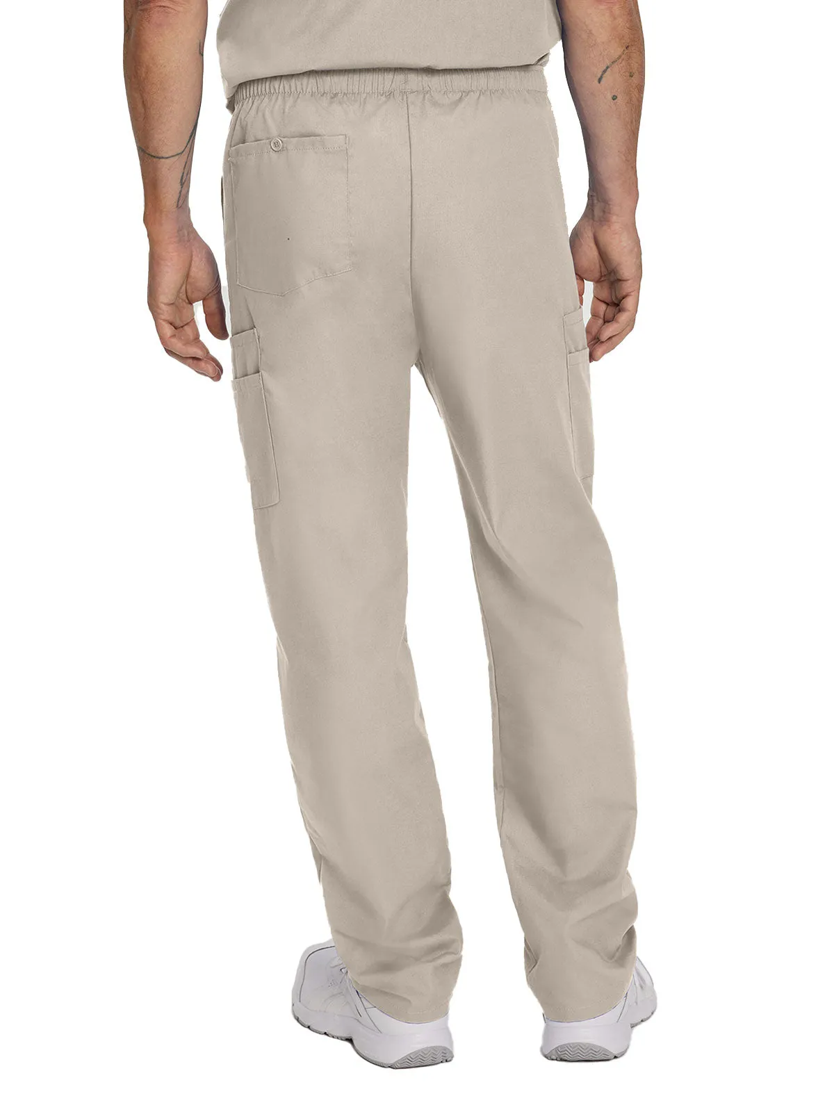 Essentials - Men's Straight-Leg Cargo Scrub Pants