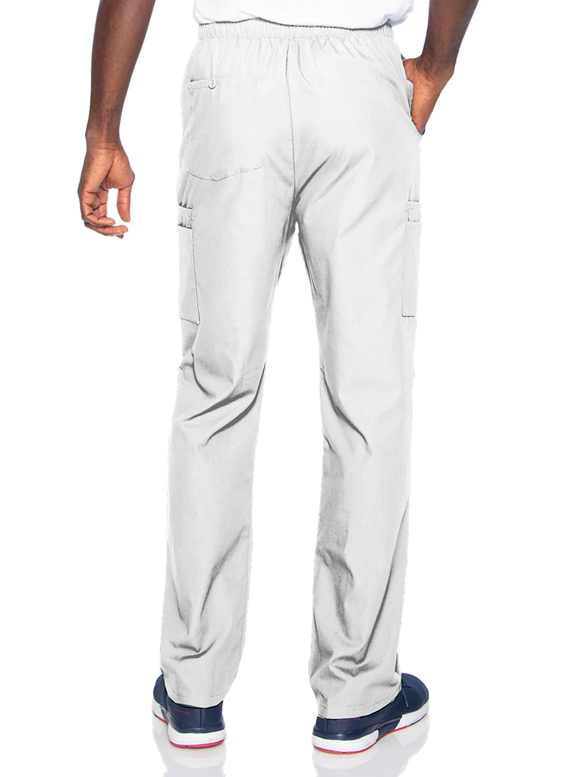 Essentials - Men's Straight-Leg Cargo Scrub Pants