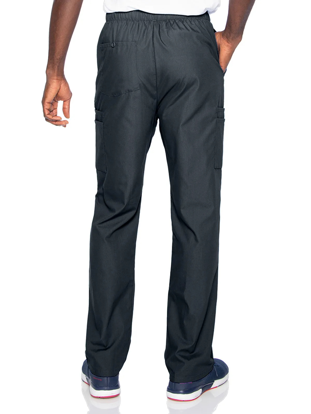 Essentials - Men's Straight-Leg Cargo Scrub Pants