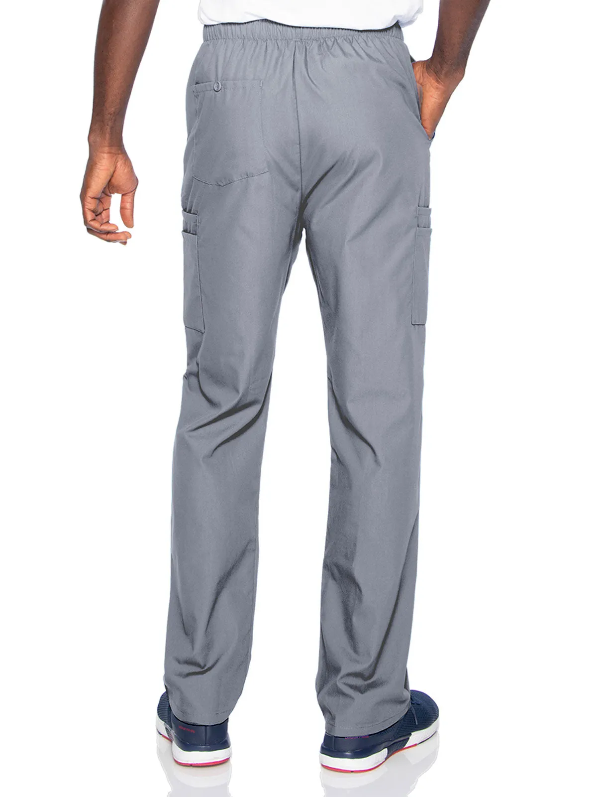 Essentials - Men's Straight-Leg Cargo Scrub Pants