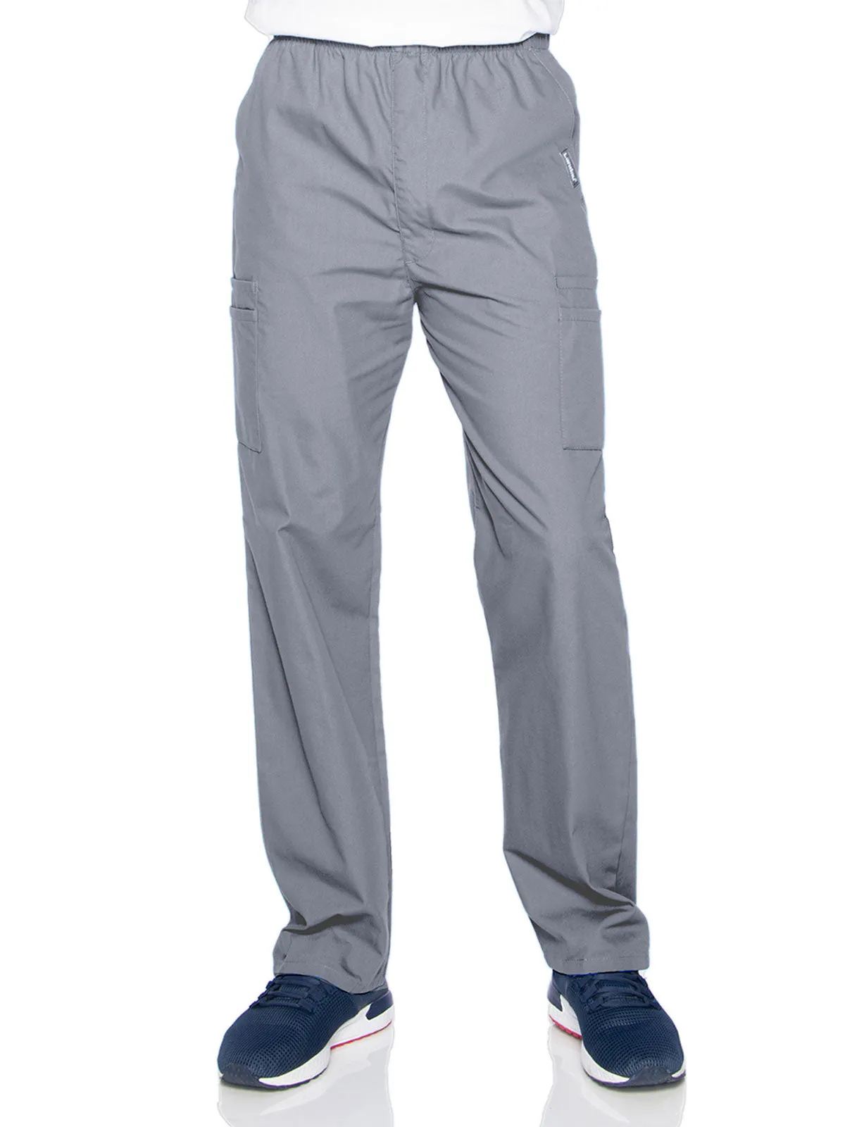 Essentials - Men's Straight-Leg Cargo Scrub Pants