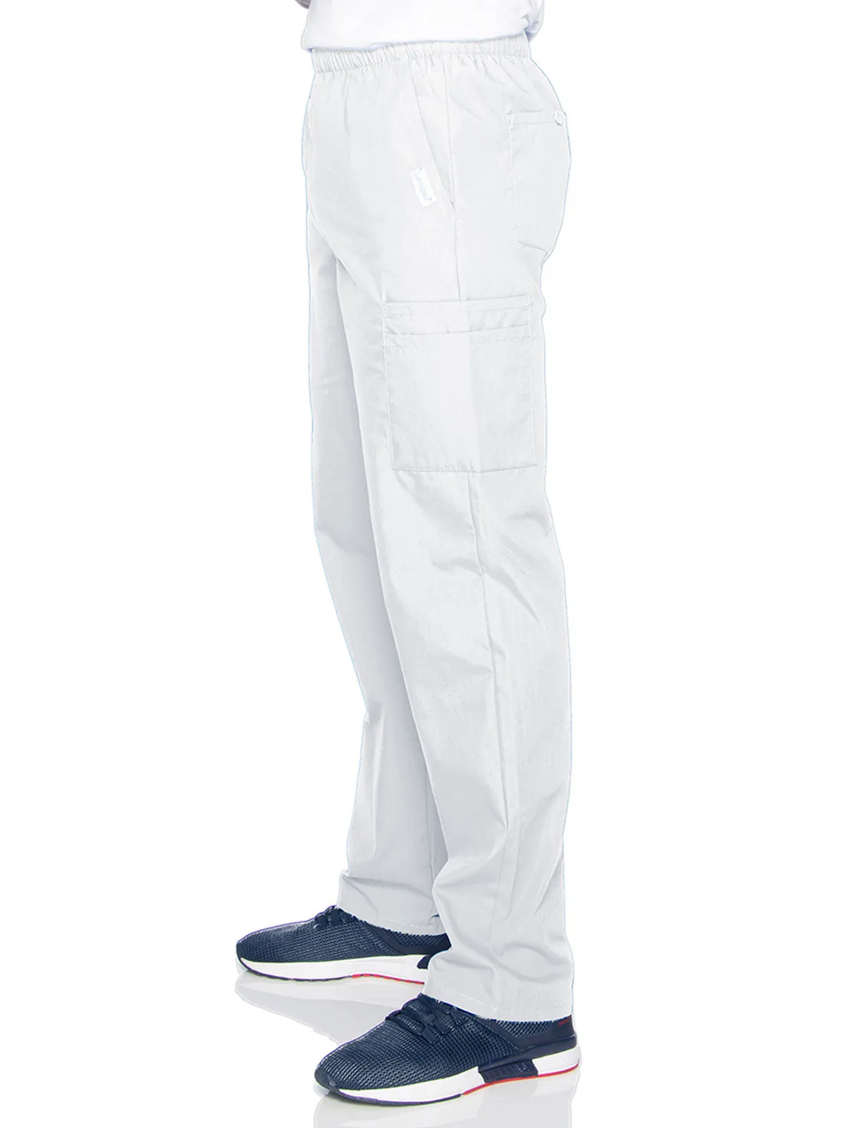 Essentials - Men's Straight-Leg Cargo Scrub Pants