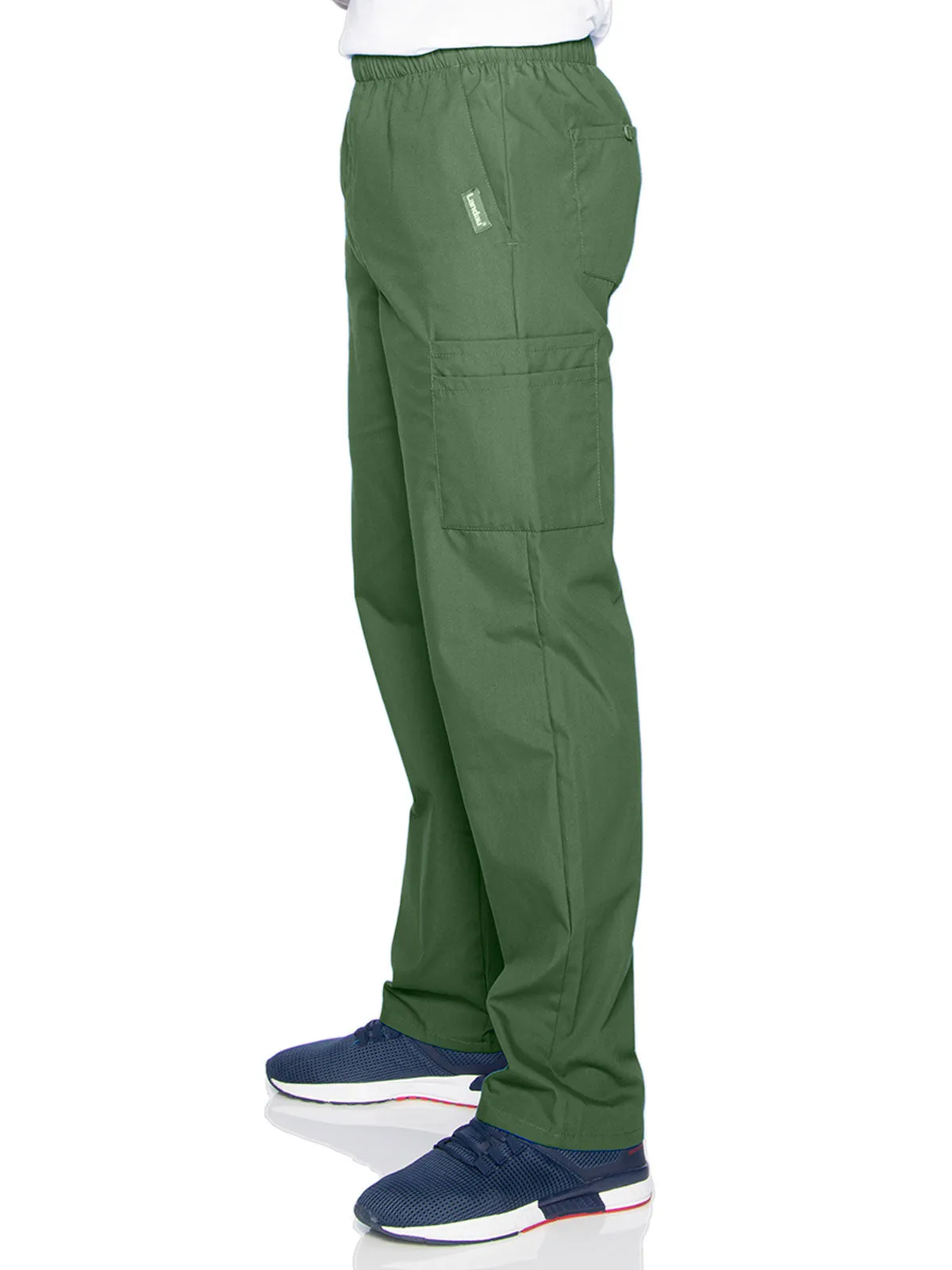 Essentials - Men's Straight-Leg Cargo Scrub Pants
