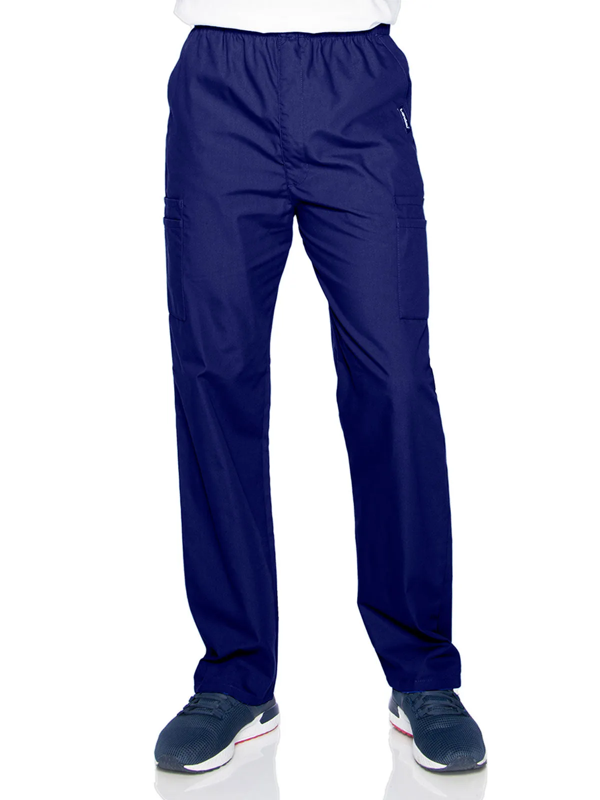Essentials - Men's Straight-Leg Cargo Scrub Pants