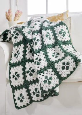 Fields of Clover Afghan