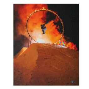 Fire Circle Puzzle Jigsaw (120, 252, 500-Piece)