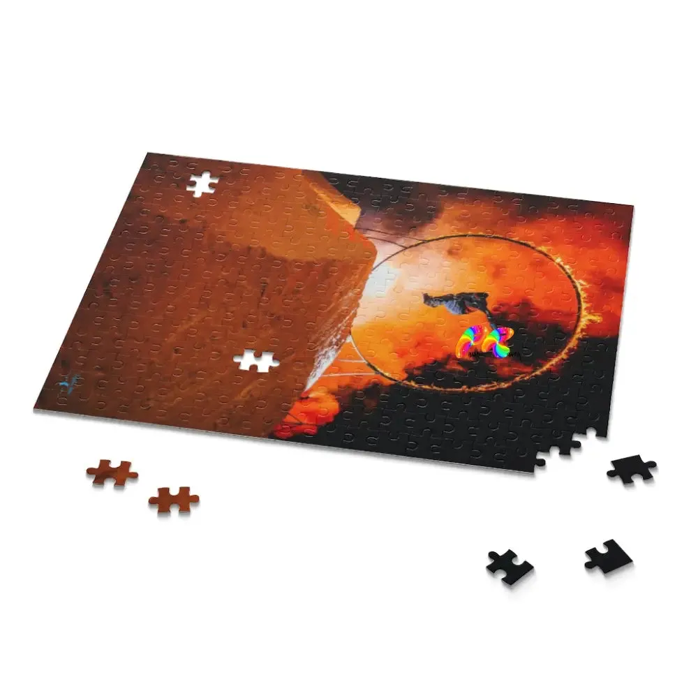 Fire Circle Puzzle Jigsaw (120, 252, 500-Piece)