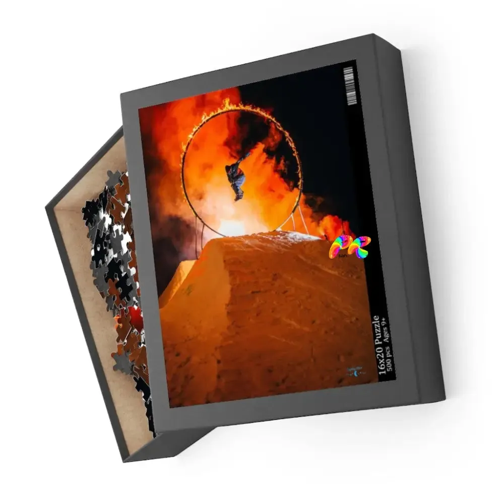 Fire Circle Puzzle Jigsaw (120, 252, 500-Piece)