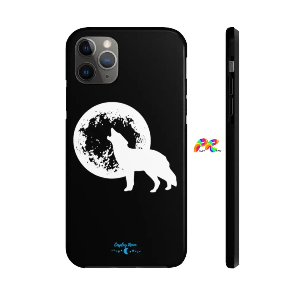 Full Moon and Wolf Tough Phone Cases