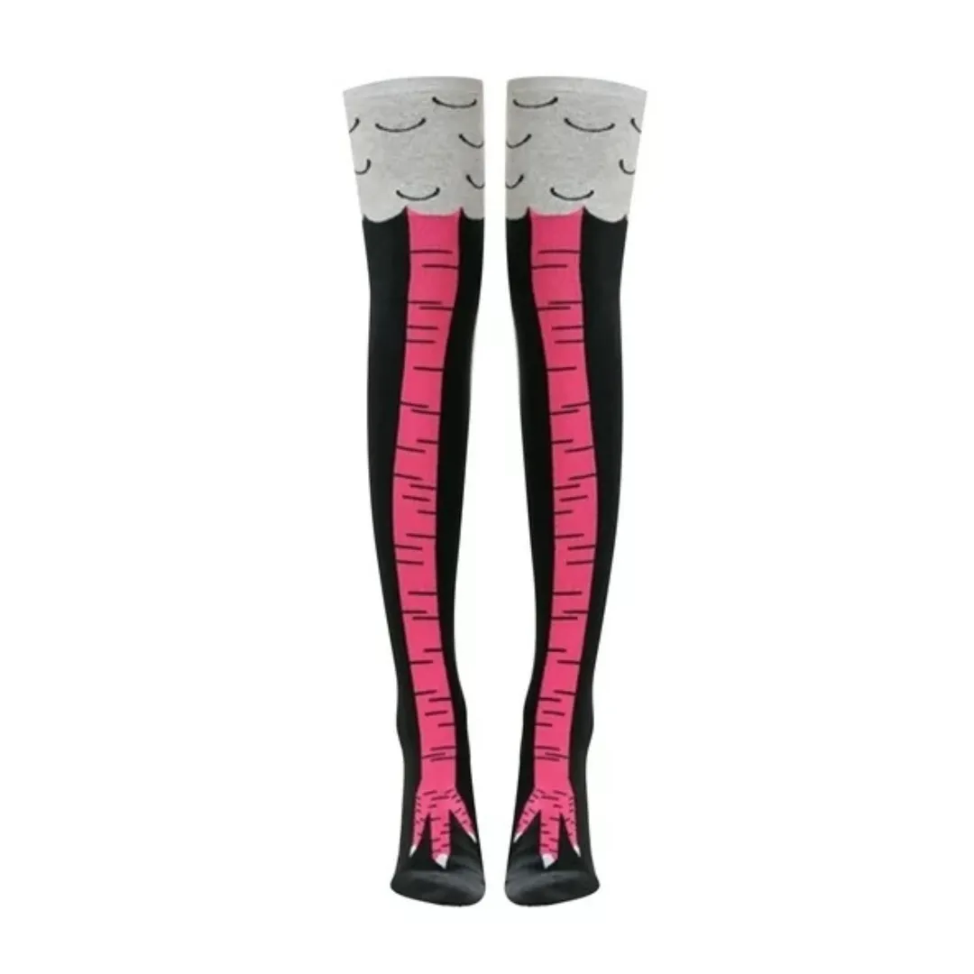 Funny Chicken Leg Socks (Thigh High)