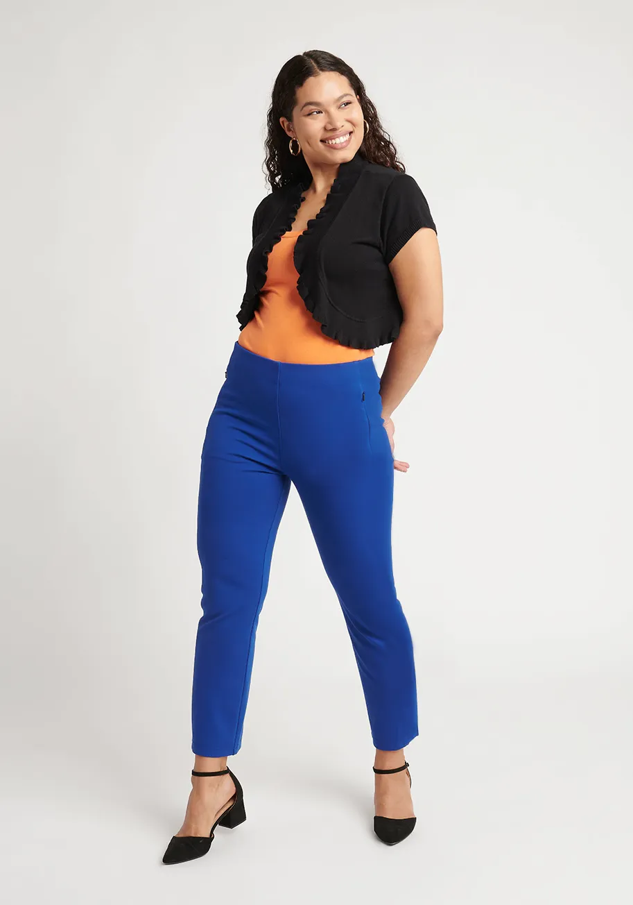 Hepburn Dress Pant Yoga Pants (Seaglass)