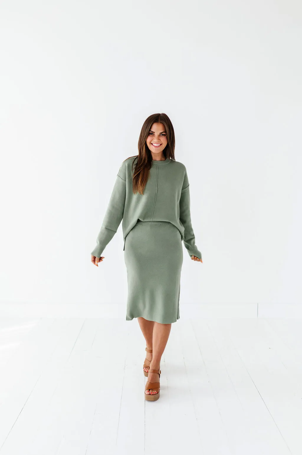 Jayden Skirt Set in Sage