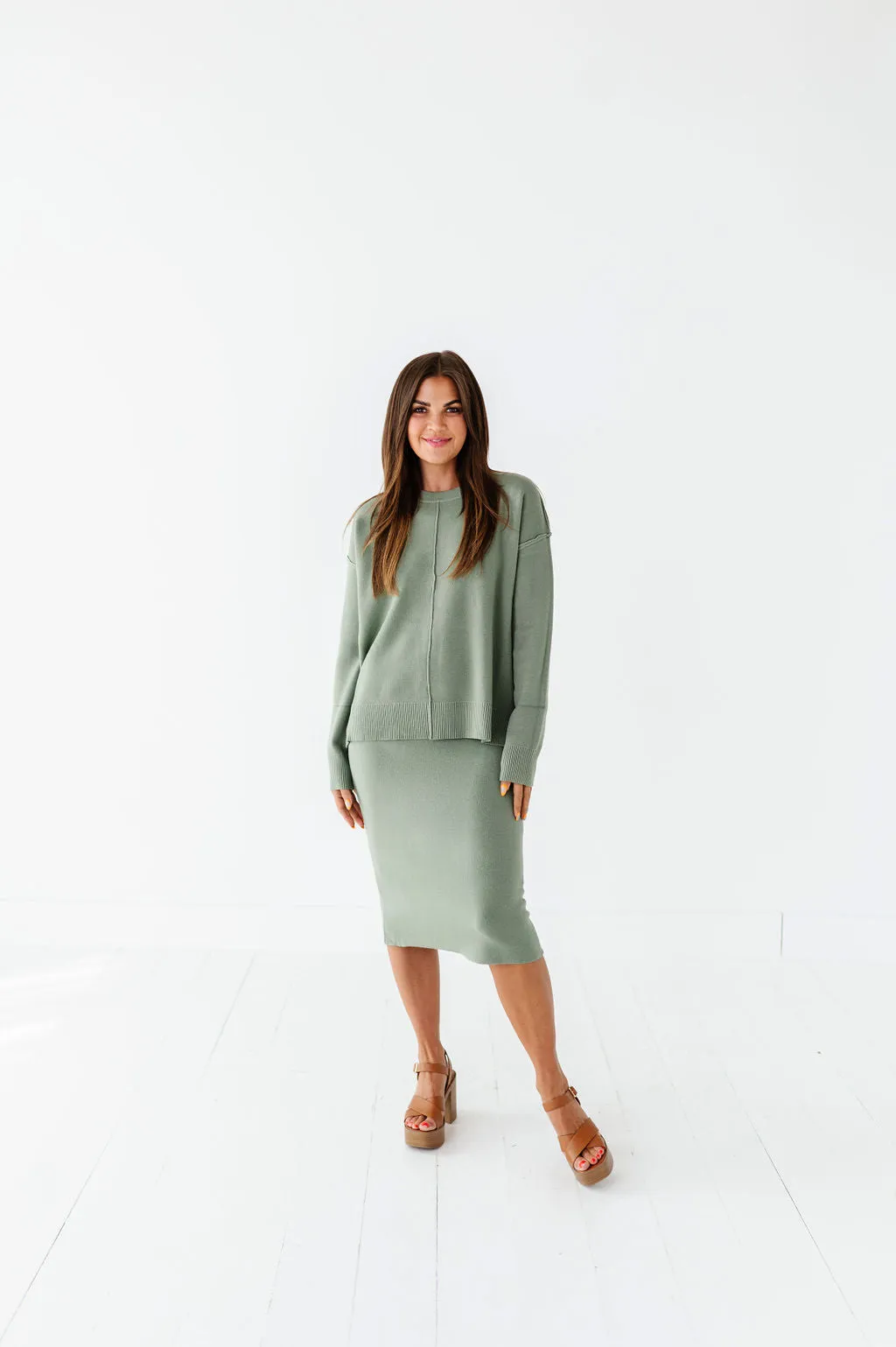 Jayden Skirt Set in Sage