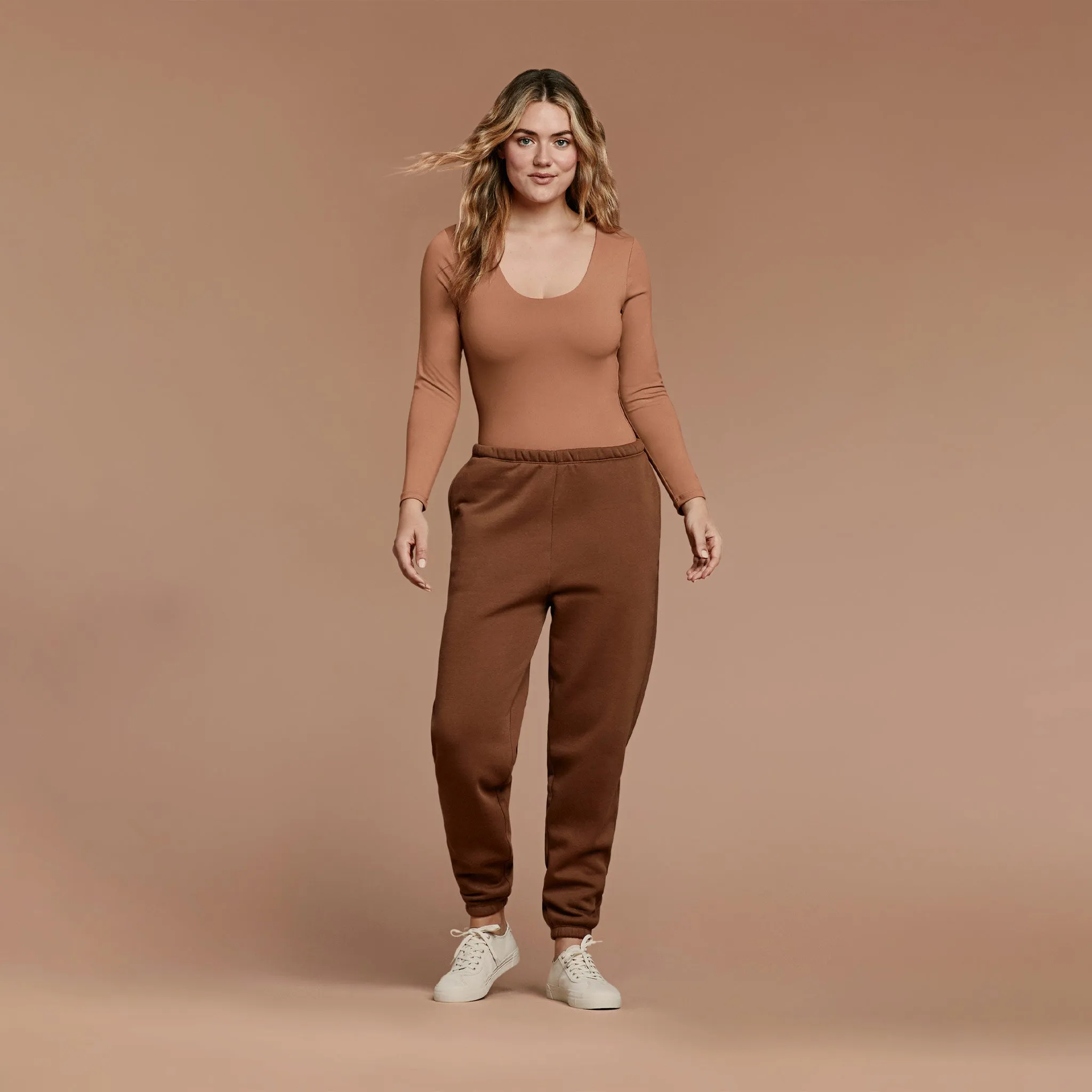 Long Sleeve Scoop Neck Bodysuit