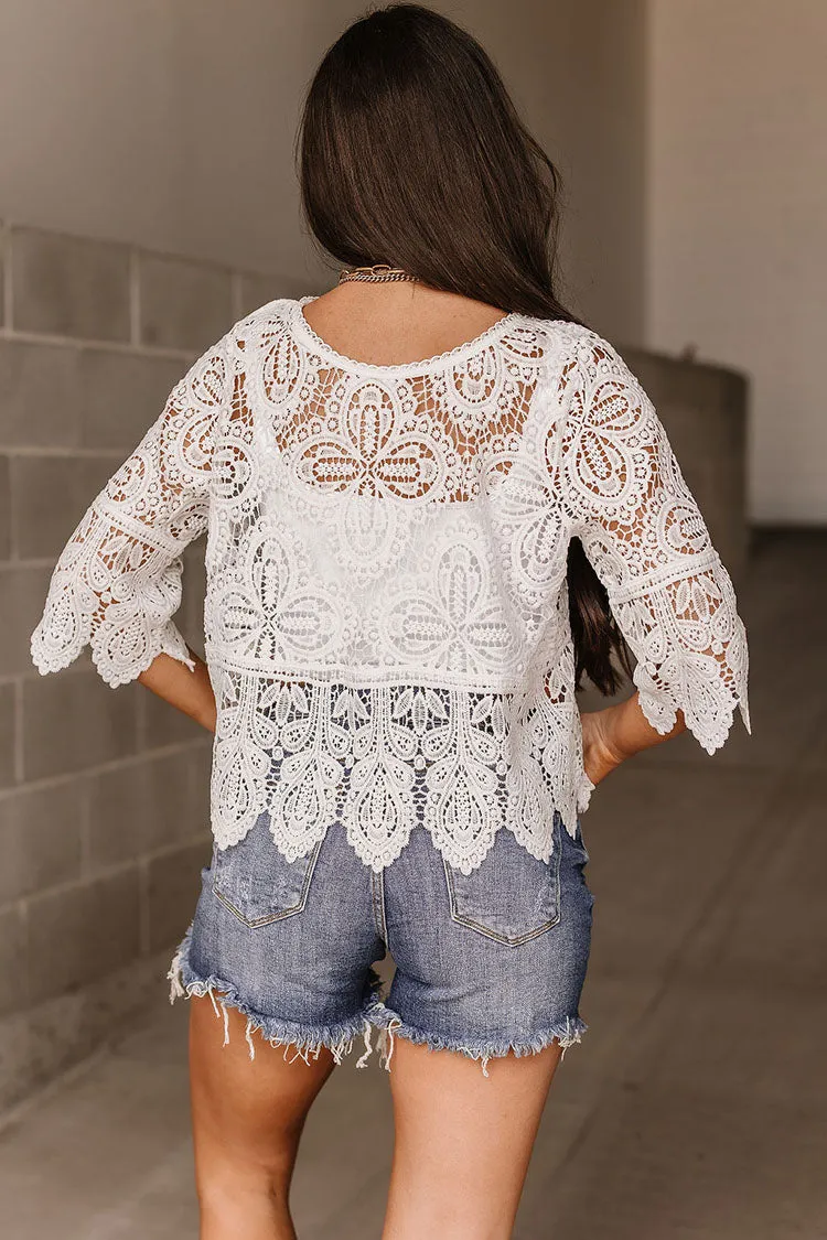 Luna Lace Top
