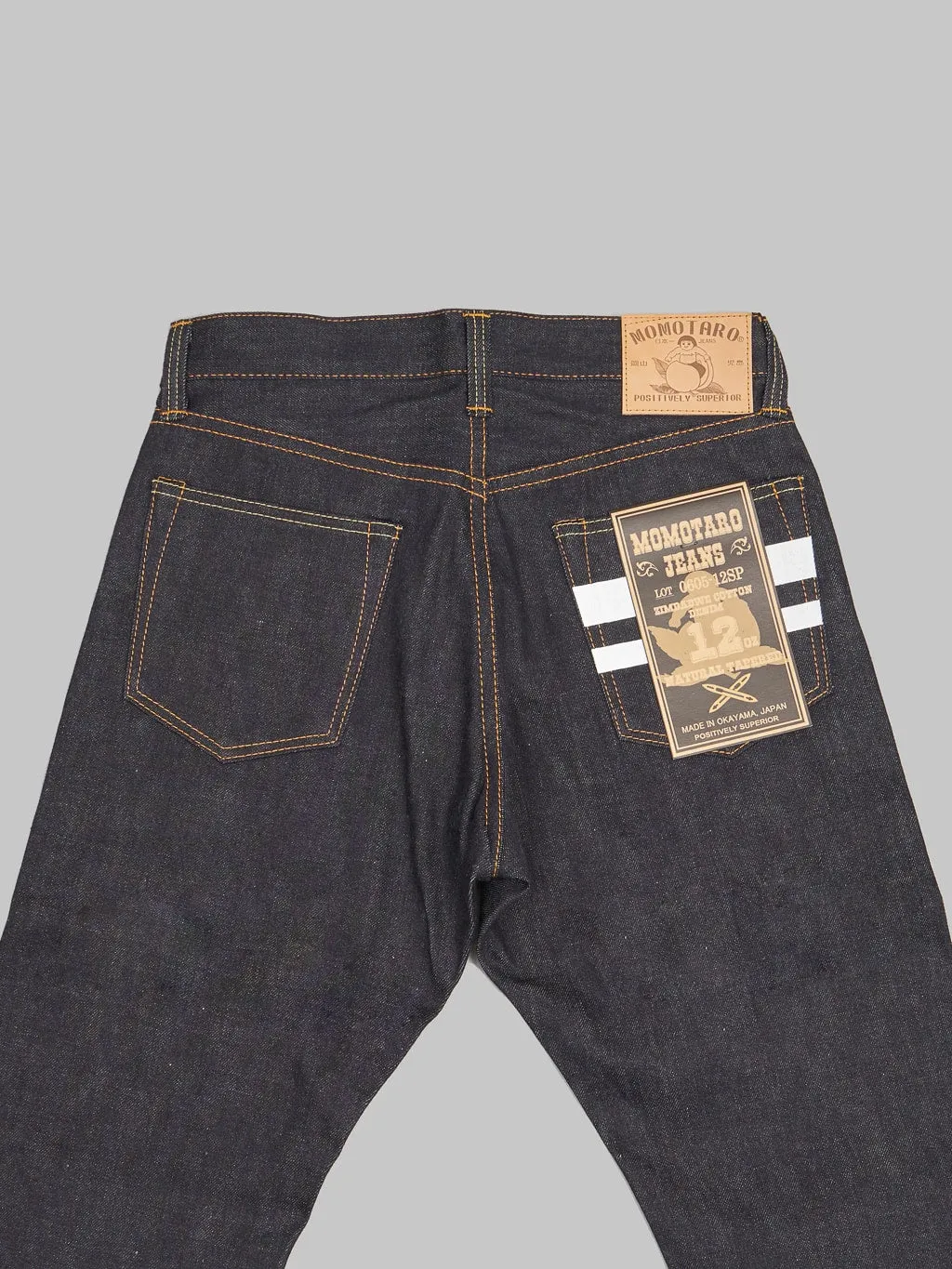 Momotaro 0605-12SP Going To Battle 12oz Natural Tapered Jeans