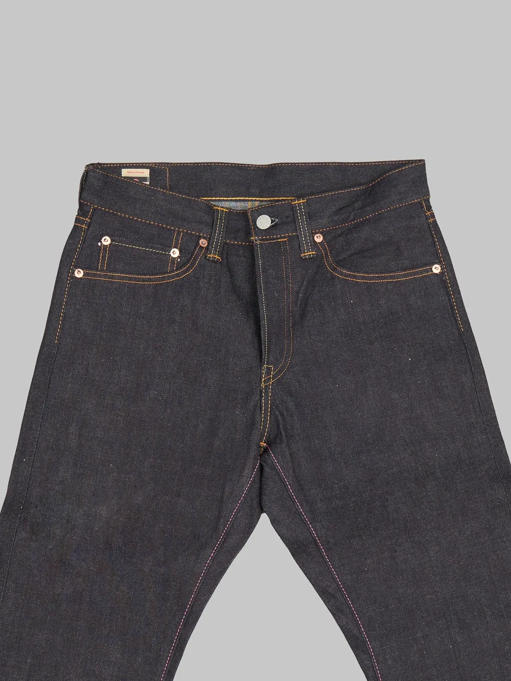 Momotaro 0605-12SP Going To Battle 12oz Natural Tapered Jeans